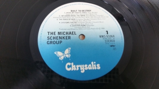 Michael Schenker Group 1983 Built To Destroy Chrysalis Japan