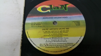 Adriano Celentano 1980 Un Po' Artista Un Po'No Clan Italy