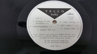 Yello 1991 Baby Mercury Germany