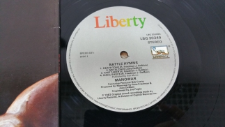 Manowar 1982 Battle Hymns Liberty