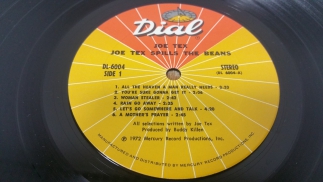 Joe Tex 1972 Joe Tex Spills The Beans Dial USA
