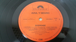 Azul Negro 1984 Suspense Polydor Germany