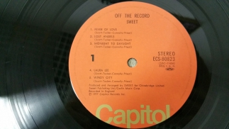 Sweet 1977 Off The Record Capitol Japan