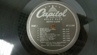 Denny Laine 1976 Holly Days Capitol Canada