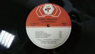 Rondo' Veneziano 1981 La Serenissima Baby Belgium