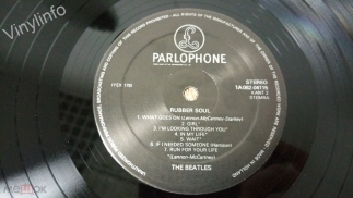 Beatles 1980 Rubber Soul Parlophone Holland