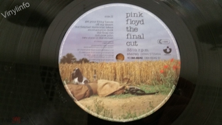 Pink Floyd	1983	The Final Cut	Harvest	Germany