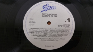 Ozzy Osbourne	1980	Blizzard Of Ozz	JET	Holland
