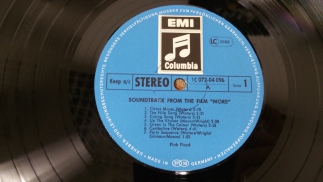 Pink Floyd 1969 "More" Columbia Germany